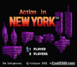 Action in New York (E) Rom Download for NES at ROMNation.NET